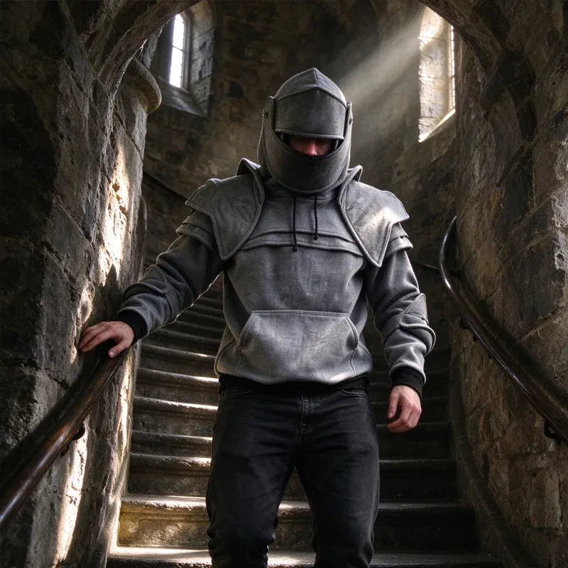 Knight Cosplay Hoodie – Medieval Fantasy Streetwear Pullover!