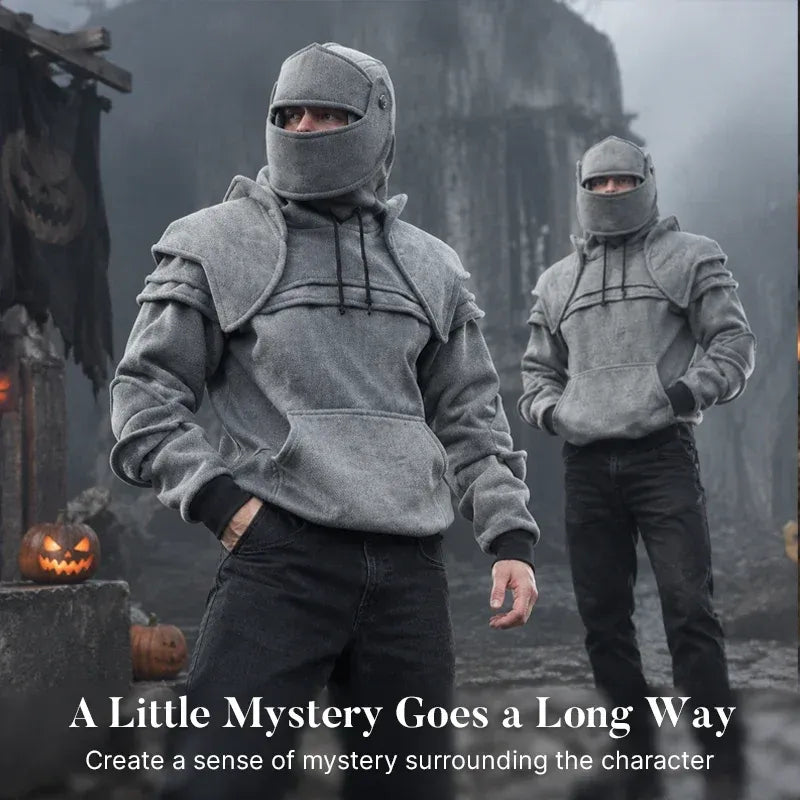 Knight Cosplay Hoodie – Medieval Fantasy Streetwear Pullover!